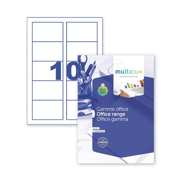 Papier "Cartes de visite" Blanc 200Gr (20 feuilles)